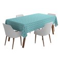 thumbnail image 1 of Vargottam Indoor/OutdoorTablecloth58x102 InchRectangleTablecloth Waterproof PatioTableCloths- Spring/SummerTableCovers for Backyard RectangularTable/BBQs/Picnic -Turquoise Blue, 1 of 1