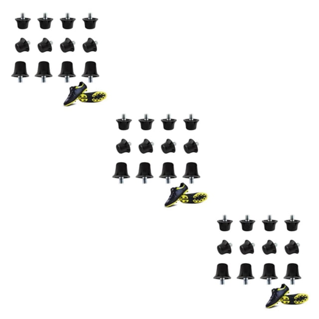 Transemion 12 Pcs Accessoires de Football Pointes de Chaussures pour Performance Ultime Antidérapantes Pointes de Chaussures de Football 3Ensemble