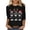 christmas sweaterA14-Black, variant on yoeyez Christmas 3/4 Sleeve Shirts for Women Christmas Snowman Print Top Cute Santa Print T-Shirt Round Neck Holiday Tunic Tops Women Sweaters Clearance Cheap
