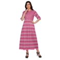 thumbnail image 2 of Moomaya Kurta à Manches Courtes Imprimée Kurti Indienne Vêtements d'Été pour Femmes, 2 of 5
