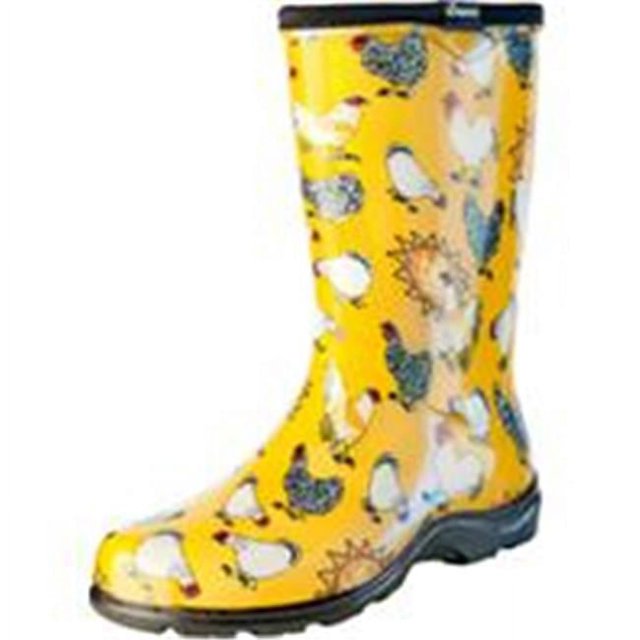 Principle Plastics 078145 Sluggers Bottes de Confort Imperméables pour Femmes - Jaune Poulet - 6