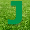 thumbnail image 1 of Advanced Graphics 3328 Panneau de Cour Lettre J 20 x 15 Po, Vert, 1 of 1