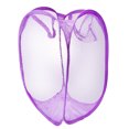 thumbnail image 3 of Shisuyan Foldable Up Easy Open Mesh Laundry Clothes Hamper Basket for College Dorm (Purple), 3 of 8