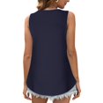 thumbnail image 4 of LSLJS Fashion Women's Spring/summer Casual Round Neck Sleeveless Tank Top Blouse, Womens Tank Tops, 4 of 7
