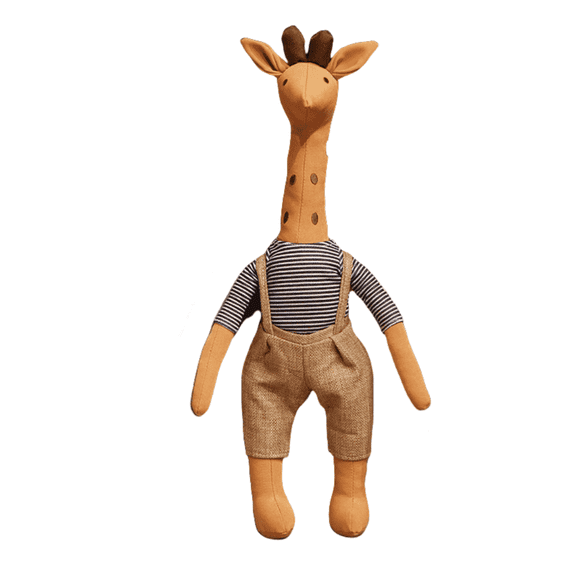 Kawaii Stuffed Animal Doll Cute Giraffe Plush Toy Children's Stuffed Alpaca Doll Children's Comfortable Toy