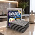 thumbnail image 1 of Thickened Cleaning Cloth Reusable Microfiber Polishing Cleaning Rags Lint Free Streak Free Cleaning Towels For Glass Windows Mirrors Car Home Kitchen, 1 of 7