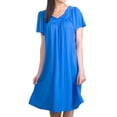thumbnail image 1 of Shadowline Short Gown 36280 Sapphire 2X, 1 of 1