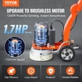 thumbnail image 2 of VEVOR Concrete Floor Grinder 10" Walk-Behind Polisher 1.7HP Adjustable Machine, 2 of 9