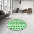 thumbnail image 4 of Ahgly Company Machine Washable Indoor Rectangle Transitional Green Area Rugs, 3' x 5', 4 of 7
