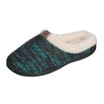 thumbnail image 3 of Joan Vass Fuax Wool Women Sweater Knitted Warm Winter Clog Slippers, 3 of 6