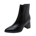 thumbnail image 2 of Styesk Bottes pour Femmes Bottes pour Femmes à Manches Courtes Bottes pour Femmes 2023 Nouvelles Bottes d'Hiver à Talon Pointu Mode Décontractée Polyvalente Bottes pour Femmes Bottes de Travail pour Femmes, 2 of 4