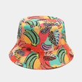 thumbnail image 2 of LinYooLi Chapeau Seau pour Femmes Motif Fruits Frais Réversible Chapeau de Pêcheur pour Hommes Adolescent Unisexe Sport Protection Solaire, 2 of 8