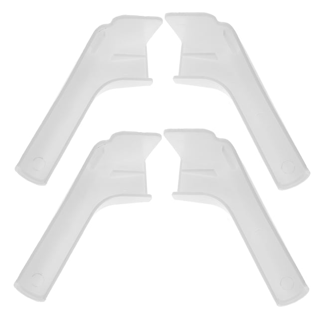 Miangastore 4pcs Rv Gutter Spouts Roof Gutter Rainwater Gutter Rv Rain Gutter Spouts Rv Accessory (left, Right)