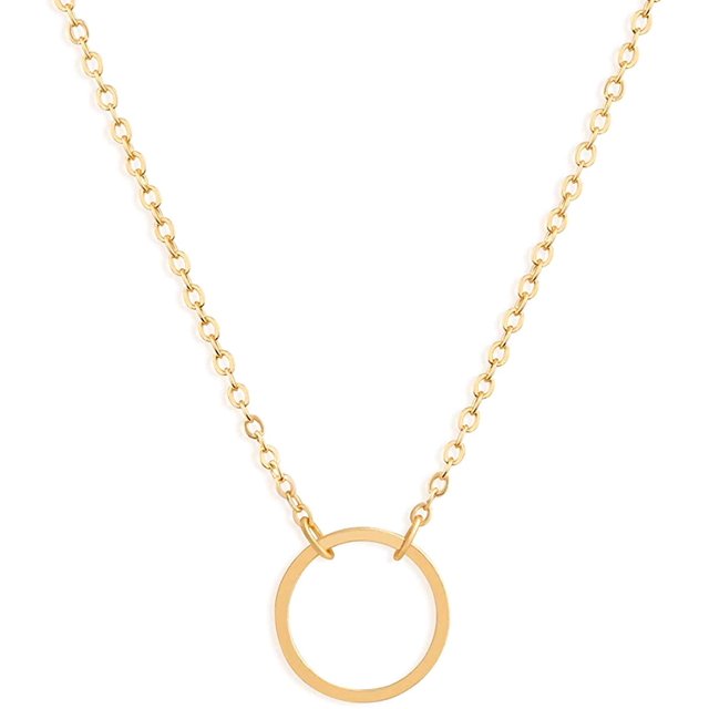 Femmes Délicate Pendentif Collier en Couches Collier pour les Filles Réglable Chaîne Bijoux Présents