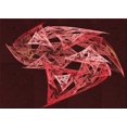 thumbnail image 1 of Ahgly Tapis Rectangulaire Intérieur Lavable en Machine Rouge Brique, 8 Pieds x 10 Pieds, 1 of 7