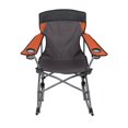 thumbnail image 4 of Chaise berçante Ozark Trail avec porte-gobelets, Noir et Rouge, Polyester, 4 of 9