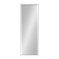 thumbnail image 2 of Kate and Laurel Calter Modern Framed Full Length Wall Mirror, 17.5 x 49.5, White, Decorative Rectangular Wall Mounted Full Body Beveled Mirror for Glam Wall Decor, 2 of 7