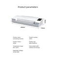 thumbnail image 2 of Laminating Machine A4 Laminating Machine Office Photos And Film Laminating Machin Machinlaminating Machine, 2 of 5