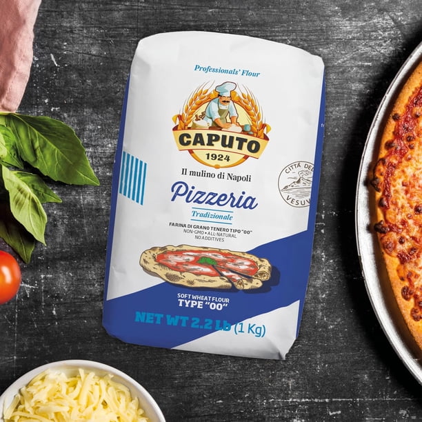 Antimo Caputo Pizzeria 00 Flour (Blue), 2.2 lb – All Natural, Non