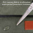 thumbnail image 4 of Fridja Multifunctional Tool Bag, 5-Zipper Compartment Tool Organizer Portable Tool Storage Bags Waterproof Cloth-Zipper Pouch for Mechanic, Electricians, Repairman, 18.5 x11 in, Army Green, 4 of 6