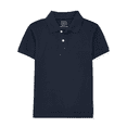 thumbnail image 1 of Unizone Uniforms Boy short Sleeve Polo shirt (Small, Navy Blue), 1 of 6