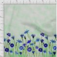thumbnail image 1 of oneOone Polyester Lycra Fabric Leaves & Flower Panel Printed Fabric 1 Yard 56 Inch Wide, 1 of 3