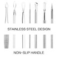 thumbnail image 1 of Outil de Retrait pour Points Noirs, Outil Popper pour Boutons en Acier Inoxydable Noir, Outil de Retrait pour Éclats de Points Noirs 7 Po, 1 of 10