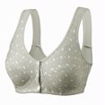 thumbnail image 3 of Virmaxy 3PC Womens Wireless Bra Oversized Gathering Comfortable Breathable Underwear Everyday Bra 3PC Comfortable Lace Breathable Bra Underwear No Rims Gray M, 3 of 4