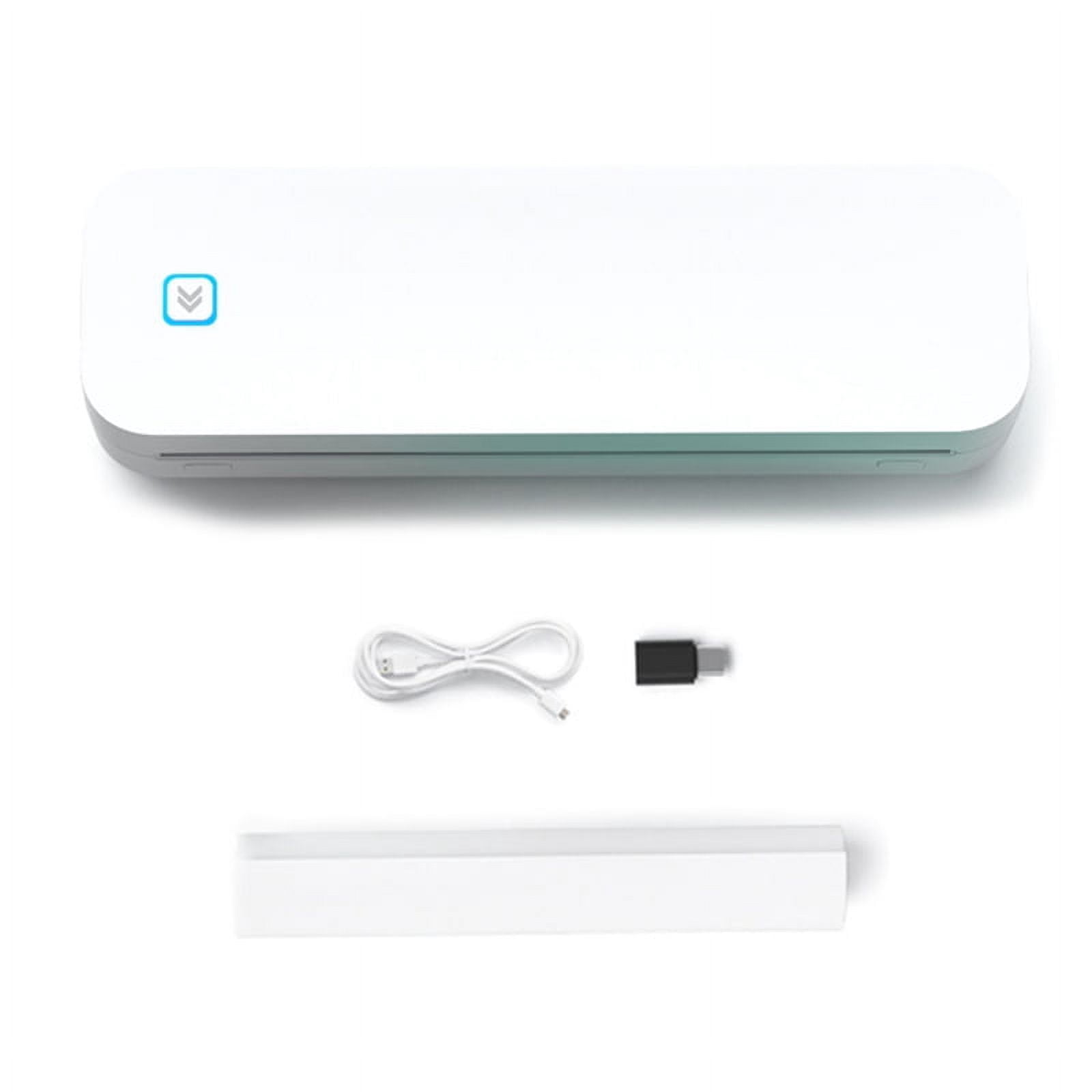 Portable A4 Thermal Printer Inkless for Office Photo PDF Document Memo Stencil Printing White