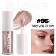 thumbnail image 1 of Dvkptbk Highlight blush Liquid Blush for and Cheeks Fine Shim Highlight Contours Moisturizing Color Developing Rouge Blush 4.5ml, 1 of 1