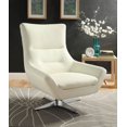 thumbnail image 2 of ACME Eudora Accent Chair in White Leather Gel, 2 of 2
