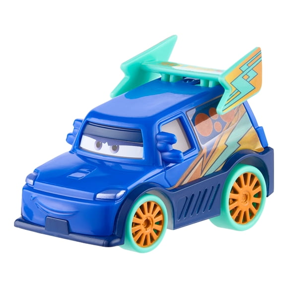 Disney and Pixar Cars 1:55 Scale Toy Vehicle with Colorful Light-Up Features