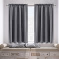 thumbnail image 1 of Avdolw Silk Curtains - Heat Insulating, Energy Saving, Darkening & Noise Reducing for Bedroom/Kitchen, Easy Install, 1 of 4