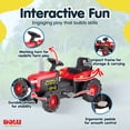 thumbnail image 3 of DOLU Tracteur à Pédales Jouet à Chevaucher, Voiture d'Extérieur Durable pour Enfants de 3 Ans et Plus, Rouge, 3 of 8