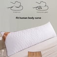 thumbnail image 4 of Roiihwy 100CM Body Pillow for Side Sleepers, Bolster Long Pillow for Bed, Quilted Cotton Throw Pillows Cushion, 4 of 8