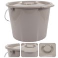 thumbnail image 4 of Portable Chamber Pot Convenient Urinal Pot Elderly Plastic Spittoon With Lid, 4 of 8