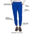 thumbnail image 2 of Green Town Pantalon de Sarrau Jogger pour Femmes, Poches Cargo, Tissu Extensible, Vert, 2 of 7