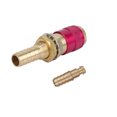 thumbnail image 2 of 2pcs Welding Torch Quick Connector Water Cooled and Air Adapter TIG Welding Torch Metal Connector φ10 Blue Red, 2 of 9