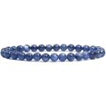 thumbnail image 1 of Bracelet Extensible en Perles Rondes de 6 mm en Pierre Précieuse de Cyanite de Qualité AA Naturelle 7 Pouces Unisexe, 1 of 3
