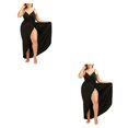 thumbnail image 1 of maskred Robe de Plage d'Été Respirante et Douce pour le Confort de Beaux Cadeaux Robe de Bain de Plage Noire 4XL 2Set, 1 of 6