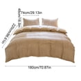 thumbnail image 3 of Birdeem Ensemble de Literie Format Grand, Ensemble Complet 4 Pcs avec Housse de Couette et Taies d'Oreiller, Tissu Polyester Respirant pour un Sommeil Confortable, Entretien Facile et Design Élégant, 3 of 9