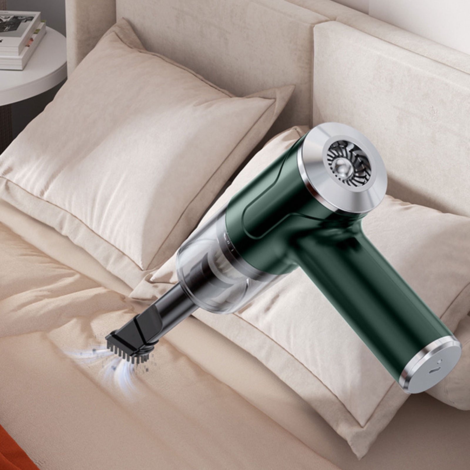 Dvkptbk Car Vacuum Cleaner Car Portable Handheld Vacuum 3000Pa Cleaner Wireless Home Car-Use Rechargeable High-Power Powerful Vacuum Cleaner&Suitable for Holiday Gifts Car Accessories