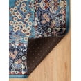 thumbnail image 5 of Tapis d'appoint Emerald Kramer ivoire & bleu de 3 pi 3 po x 5 pi, 5 of 5