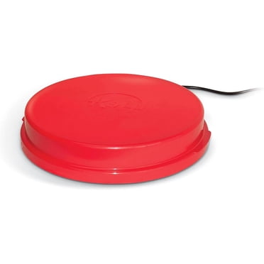K&H Pet Products Outdoor Universal Water Deicer, 80W, 15.5 x 15.5 x 3 Inches, Red