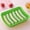 Vert 2, variante sur Skimsklo Moule à Saucisses en Silicone avec Couvercle 6 Compartiments Hot-Dog Maker pour Cuire du Jambon Presse à Saucisses / Moule Antiadhésif en Gel de Silice pour Viande avec Trous d'Aération pour Préparation de Repas / Va au Lave-Vaisselle Cuisine à