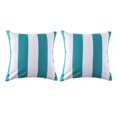 thumbnail image 1 of Outdoor Square Cushion 18in - Aqua Cabana (2 Pack), 1 of 4