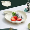 thumbnail image 2 of pstuiky Wheat Straw Plates 1-Piece Set with Vinegar Dish Creative Design for Fruit, Snacks, Dumplings Reusable & Dishwasher Safe Kitchen & Dining Tableware, 2 of 7