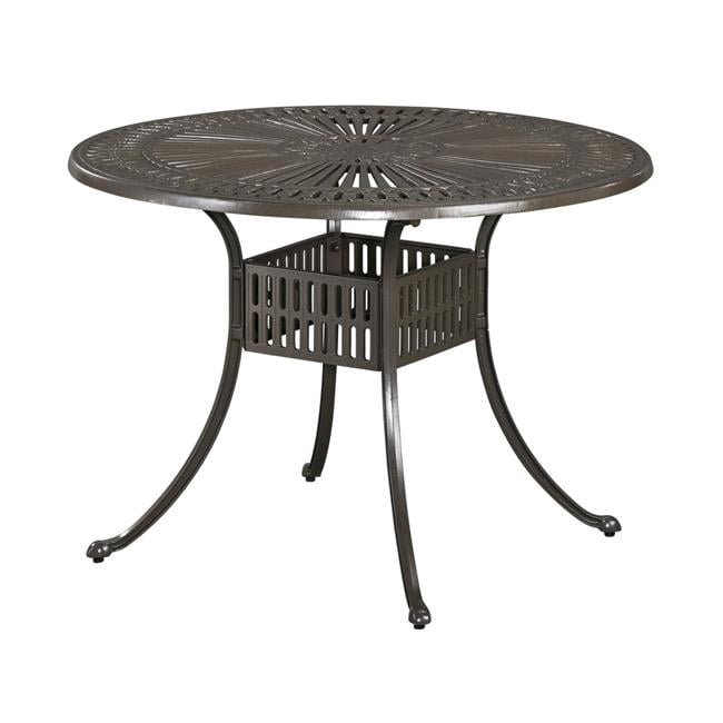 Homestyles 6661-30 Grenada Table à Manger Extérieure , Kaki Gris - 29 x 42 x 42 Po.