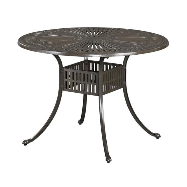 Homestyles 6661-30 Grenada Table à Manger Extérieure , Kaki Gris - 29 x 42 x 42 Po.