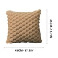 thumbnail image 2 of Bdday Fall Pillow Covers Weaving Snowflake Velvet Solid Color Pillow Office Sofa Lumbar Support Pillow Bedside Support Pillowcase Cushion Summer Pillow Covers, 2 of 7